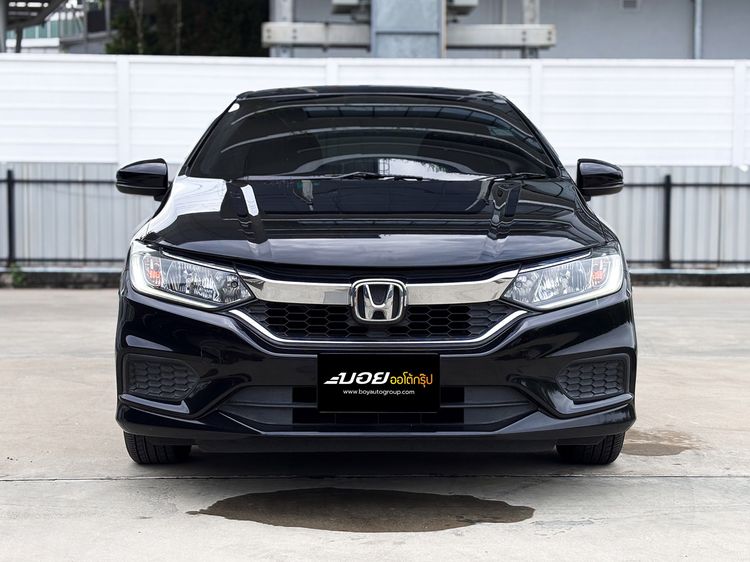 Honda City 2017 1.5 V Sedan เบนซิน ไม่ติดแก๊ส เกียร์อัตโนมัติ ดำ รูปที่ 2