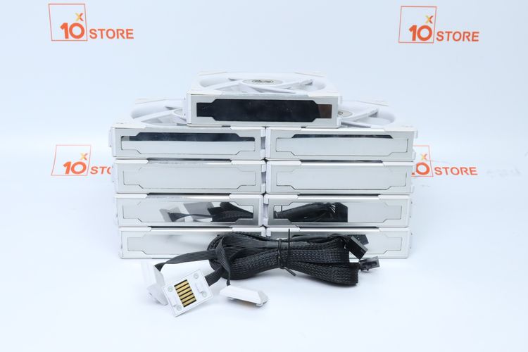 พัดลมเคส LIAN-LI UNI SL120MM INFINITY RGB WHITE 9 ตัว - ID25060112 รูปที่ 4