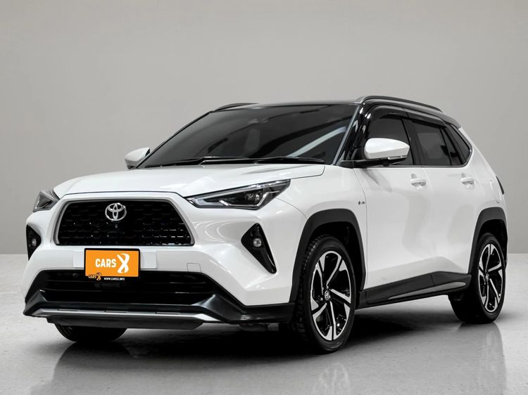 รถ Toyota Yaris Cross 1.5 HEV Premium Luxury สี ขาว