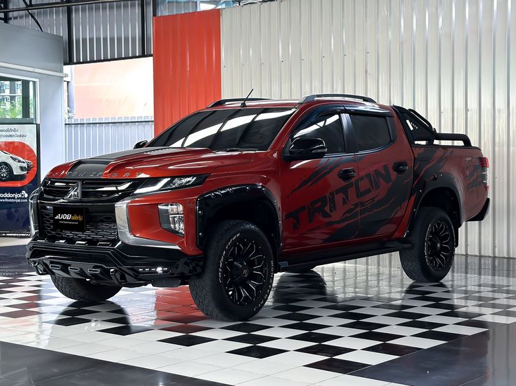 รถ Mitsubishi Triton 2.4 GLS Plus สี ส้ม