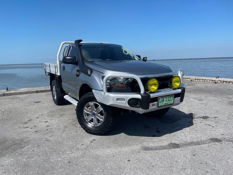 Ford Ranger 2016 2.2 Standard XL Pickup ดีเซล ไม่ติดแก๊ส เกียร์ธรรมดา เทา รูปที่ 3