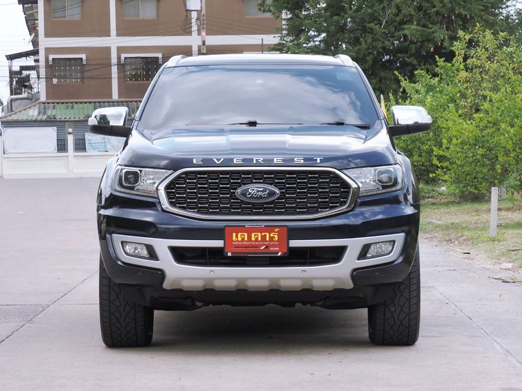 รถ Ford Everest 2.0 Titanium Plus 4WD สี น้ำเงิน