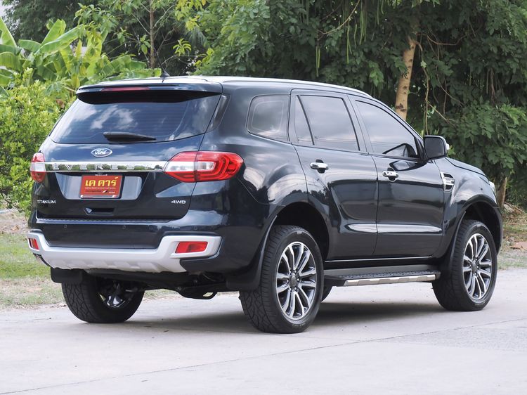 Ford Everest 2021 2.0 Titanium Plus 4WD Utility-car ดีเซล ไม่ติดแก๊ส เกียร์อัตโนมัติ น้ำเงิน รูปที่ 4
