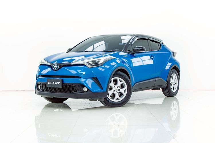 รถ Toyota C-HR 1.8 Hybrid Hi สี น้ำเงิน