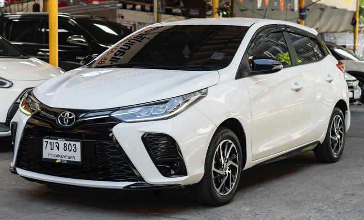 Toyota Yaris 2022 1.2 Sport Sedan เบนซิน ไม่ติดแก๊ส เกียร์อัตโนมัติ ขาว รูปที่ 2