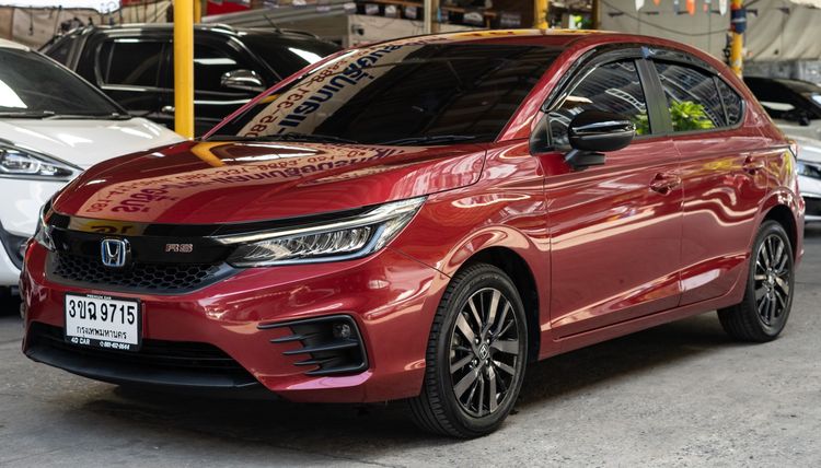 Honda City 2022 1.5 e:HEV RS Sedan ไฮบริด ไม่ติดแก๊ส เกียร์อัตโนมัติ แดง รูปที่ 2