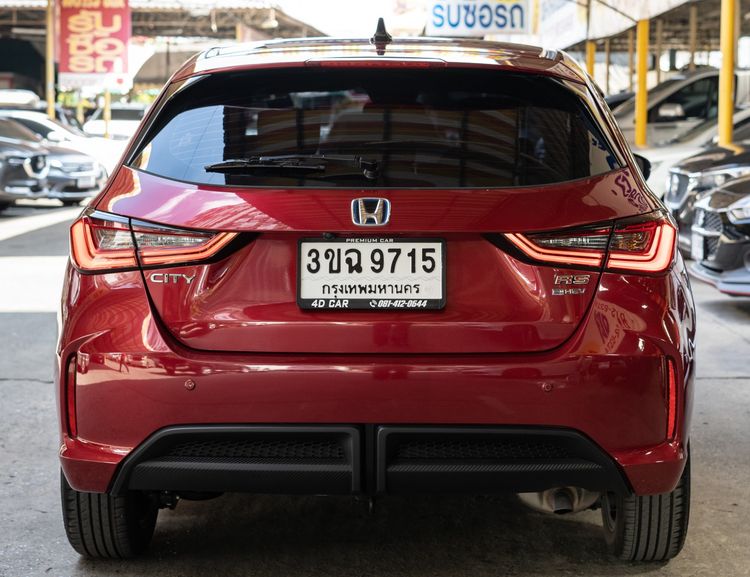 Honda City 2022 1.5 e:HEV RS Sedan ไฮบริด ไม่ติดแก๊ส เกียร์อัตโนมัติ แดง รูปที่ 4