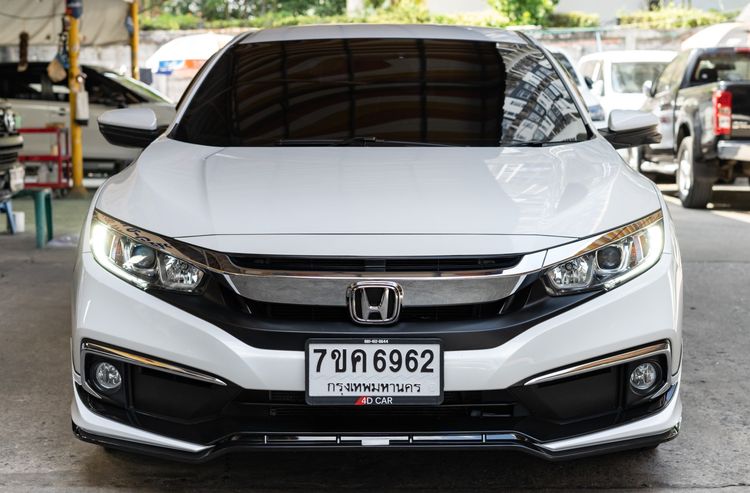 Honda Civic 2021 1.8 EL i-VTEC Sedan เบนซิน ไม่ติดแก๊ส เกียร์อัตโนมัติ ขาว