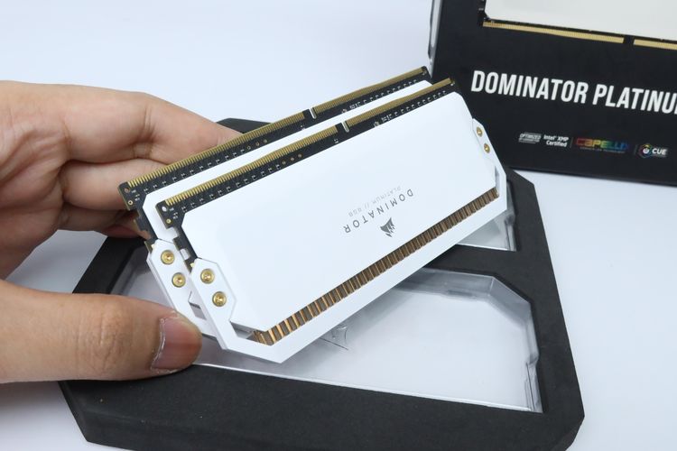 RAM 16 GB (8GBx2) DDR4.3200 CORSAIR DOMINATOR PLATINUM RGB - ID25060106 รูปที่ 7