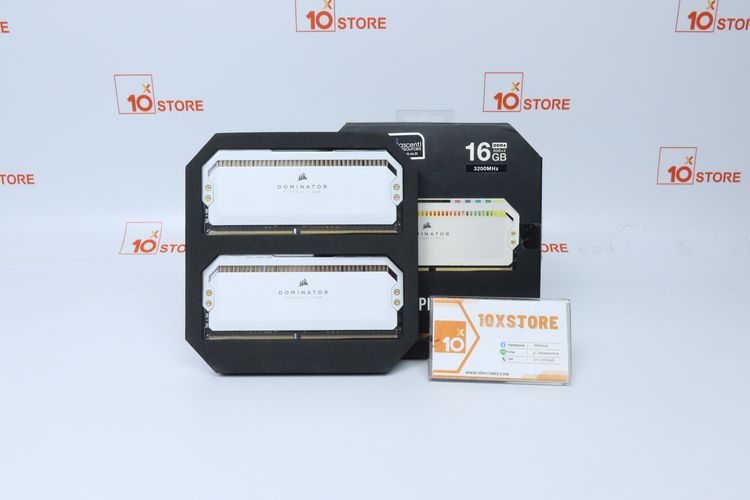 RAM 16 GB (8GBx2) DDR4.3200 CORSAIR DOMINATOR PLATINUM RGB - ID25060106