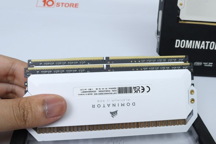 RAM 16 GB (8GBx2) DDR4.3200 CORSAIR DOMINATOR PLATINUM RGB - ID25060106 รูปที่ 5