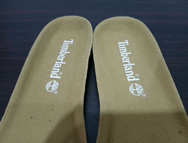 รองพื้นรองเท้าด้านใน(Soft) ของแท้ ใหม่มือ 1 ไม่ผ่านการใช้งานมาก่อน แบรนด์ Timberland ขนาดยาว 25.0cm กว้าง 8.8cm สภาพดีมาก ไม่มีตำหนิใดๆ รูปที่ 3