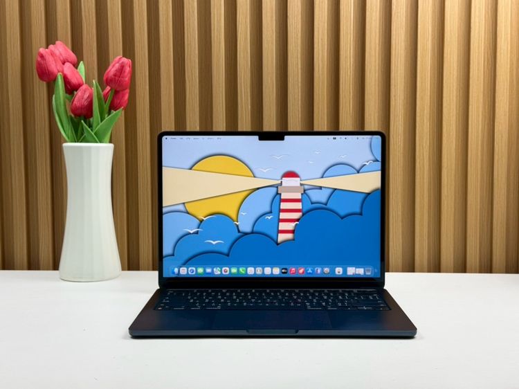 Apple แมค โอเอส 8 กิกะไบต์ อื่นๆ ไม่ใช่ MacBook Air 13.6-inch M2 2022 Ram8GB SSD256GB Midnight