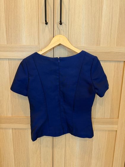 ชุดไทย สีน้ำเงิน แถมเสื้ออีก 1 ตัวฟรี รูปที่ 8