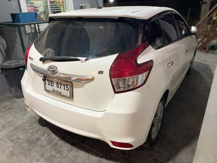 Toyota Yaris 2013 1.5 G Sedan เบนซิน ไม่ติดแก๊ส เกียร์อัตโนมัติ ขาว รูปที่ 3