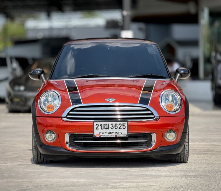 Mini Hatch Cooper 2011 1.6 Sedan เบนซิน ไม่ติดแก๊ส เกียร์อัตโนมัติ ส้ม รูปที่ 2