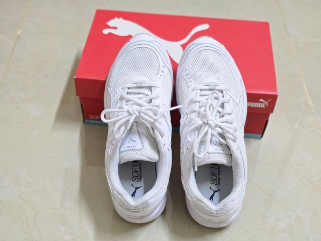 รองเท้า Puma แท้ รุ่น Axis (368465 02) สีขาว รูปที่ 4