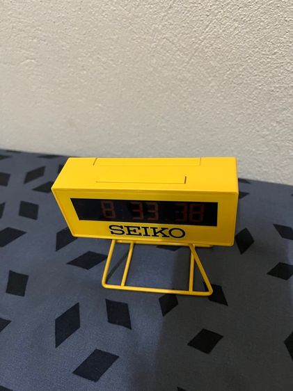 นาฬิกาตั้งโต๊ะ SEIKO CLOCKS รุ่น SQ815Yมือสองของแท้ สภาพดี  รูปที่ 7