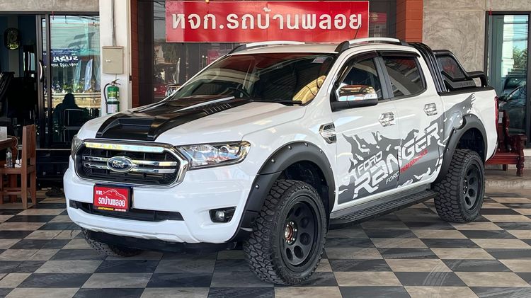 Ford Ranger 2019 2.2 Hi-Rider XLT Pickup ดีเซล ไม่ติดแก๊ส เกียร์ธรรมดา ขาว