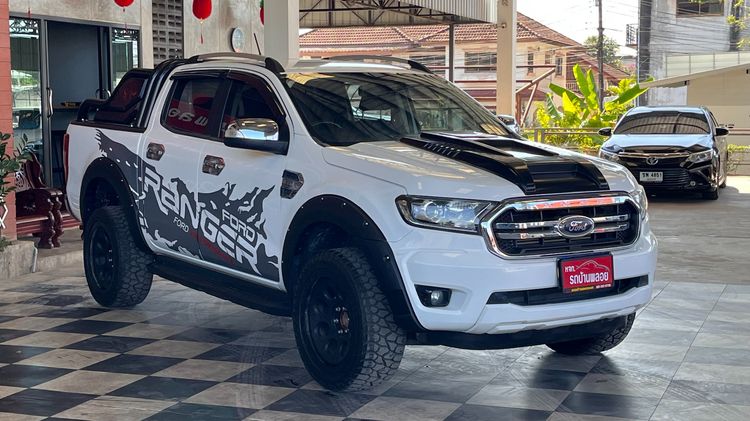 Ford Ranger 2019 2.2 Hi-Rider XLT Pickup ดีเซล ไม่ติดแก๊ส เกียร์ธรรมดา ขาว รูปที่ 3