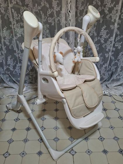 Royal Smart Swing High Chair 2in1 ตัวเดียวจบ เปลไกวอัตโนมัติ และ เก้าอี้ทานข้าว
ผู้ช่วยคุณแม่ยุคใหม่ ดูแลลูกน้อยตั้งแต่แรกเกิด รูปที่ 10