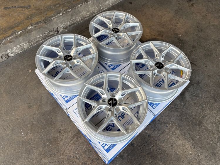 ล้อแม็กมือ1 ขอบ15 FX15 4รู100 กว้าง7 ออฟ35 สีบรอน ล้อเบา FLOW FORMING งานSEVENFIFTH งานสวยมากๆ รูปที่ 3