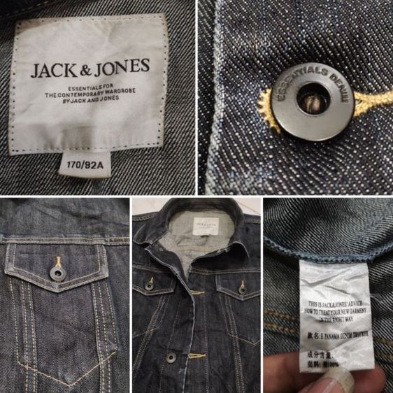 แจ็กเก็ตยีนส์ JACK JONES🧥🇮🇹เข้มกิ้กก รูปที่ 15
