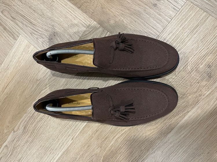 รองเท้าโลฟเฟอร์ Clarks ผู้ชาย รองเท้าหนังนิ่ม รูปที่ 6