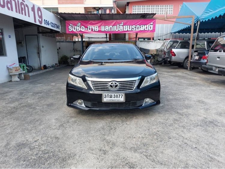 Toyota Camry 2013 2.5 G Sedan เบนซิน ไม่ติดแก๊ส เกียร์อัตโนมัติ ดำ รูปที่ 2