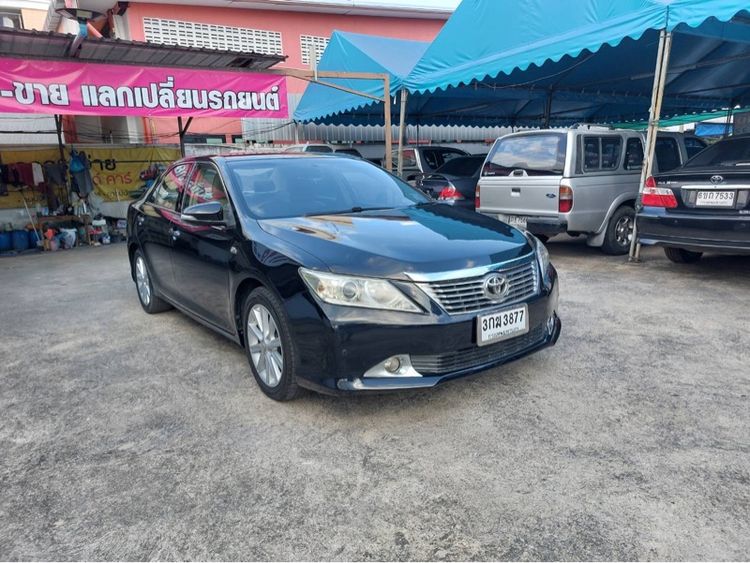 Toyota Camry 2013 2.5 G Sedan เบนซิน ไม่ติดแก๊ส เกียร์อัตโนมัติ ดำ รูปที่ 3