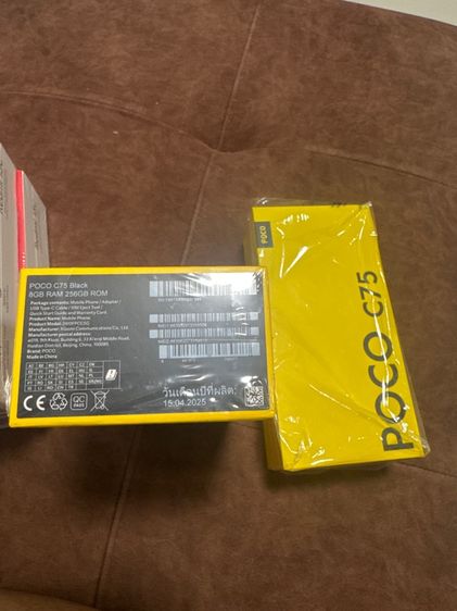 pocco c75 สีดำ เเรม 8 รอม 256  รูปที่ 2