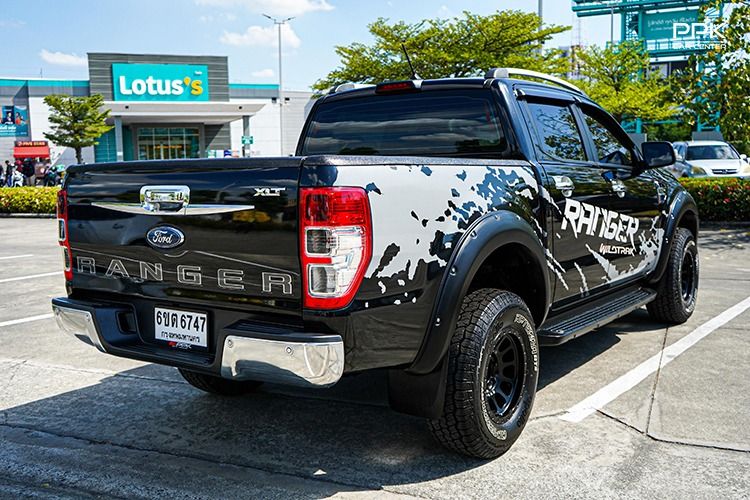 Ford Ranger 2018 2.2 Hi-Rider XLT Pickup ดีเซล ไม่ติดแก๊ส เกียร์ธรรมดา ดำ รูปที่ 4