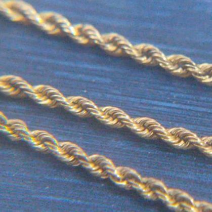 สร้อยคอทองคำ 14K ต่างประเทศ หนัก 3.5กรัม ยาว 24นิ้ว สวมหัวได้ รูปที่ 7