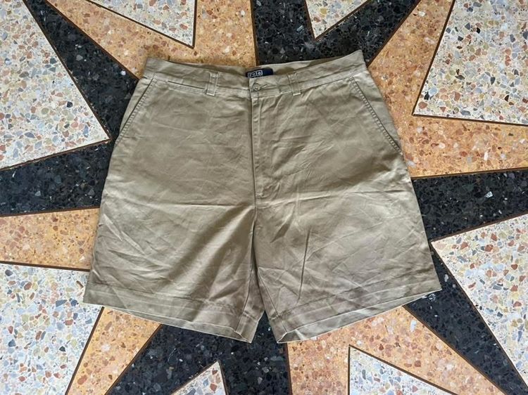 น้ำตาล กางเกงขาสั้น 📌Polo Ralph Lauren 🐎 -เอว35-36