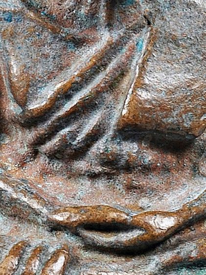 กริ่งรูปเหมือนหลวงปู่ทวด วัดช้างให้ ปี 08 ก้นลายเซ็น ตัวหนังสือ 3 แถว รูปที่ 4