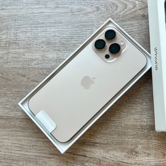 ขายเทิร์น iPhone 16 Pro Max 256 สีทะเลทราย แบต 95 ประกัน มีค.69 สวยกริ๊บ ไร้ตำหนิ เดิมๆ ครบกล่อง รูปที่ 5