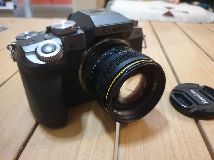 ขาย Panasonic G7 พร้อมเลนส์มือหมุน Kamlan 50mm.f1.1 พร้อมใช้งาน