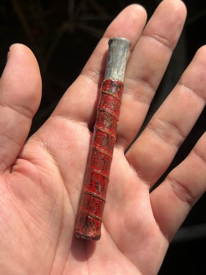 ตะกรุดยาว 3.9 นิ้ว ไม่ทราบที่(มีสินค้ามีสินค้าหลายรายการกดเข้ามาดูในโปรไฟล์ได้เลยครับ) รูปที่ 2