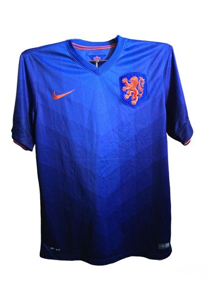 ไม่ระบุ นำเงินเข้ม ชุดฟุตบอล เสื้อกีฬา Nike ทีมชาติเนเธอร์แลนด์ ชุดเยือน ปี2014 รุ่นฉลองครบรอบ125ปี 
