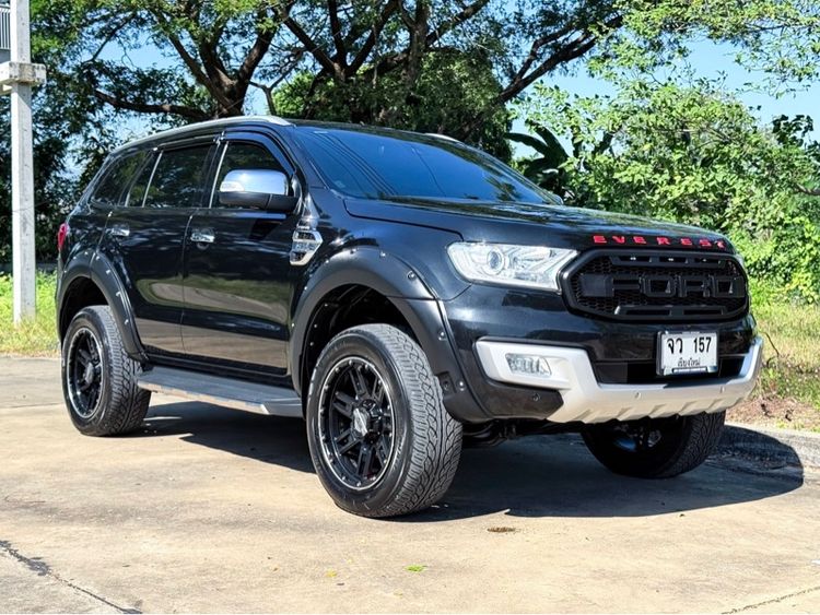 Ford Everest 2016 3.2 Titanium+ 4WD Pickup ดีเซล เกียร์อัตโนมัติ ดำ รูปที่ 3