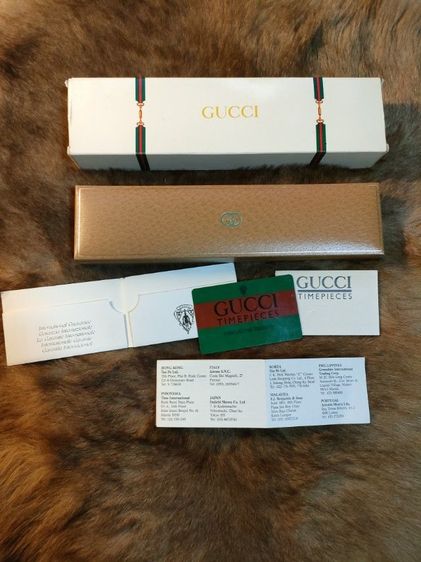นาฬิกาGucci 6000L ของแท้💯 เรือนทอง18KGP ขนาดหน้าปัด25mm.(รวมเม็ดมะยม) เครื่องเดิมๆสายเดิมๆ ไม่เคยเปลี่ยนอะไหร่เดิมๆทุกอย่าง ปล่อยราคาถูกๆ รูปที่ 2