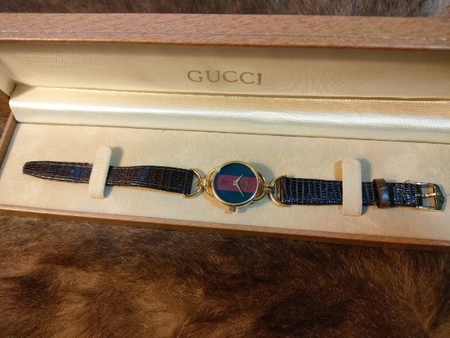 นาฬิกาGucci 6000L ของแท้💯 เรือนทอง18KGP ขนาดหน้าปัด25mm.(รวมเม็ดมะยม) เครื่องเดิมๆสายเดิมๆ ไม่เคยเปลี่ยนอะไหร่เดิมๆทุกอย่าง ปล่อยราคาถูกๆ รูปที่ 3