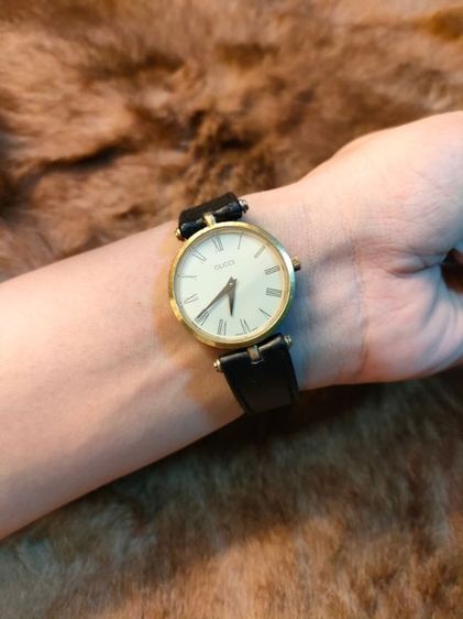 นาฬิกาGucci สวิตเซอร์แลนด์ ของแท้💯เปอร์เซ็นต์ หน้าปัด32mm. รูปที่ 2