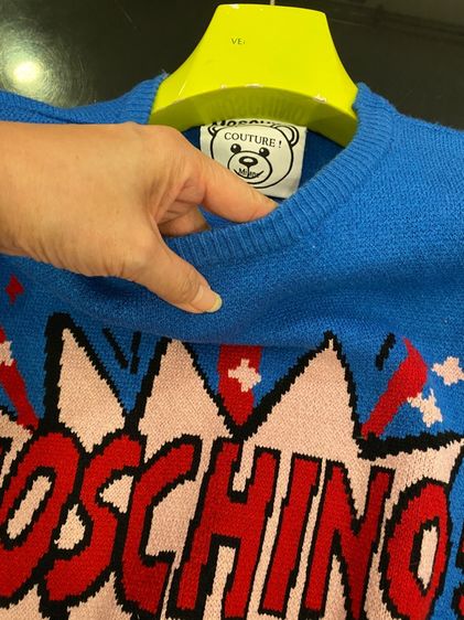 มอสชิโน่ เสื้อไหมพรมอิตาลี สภาพใหม่เอี่ยม  รูปที่ 3