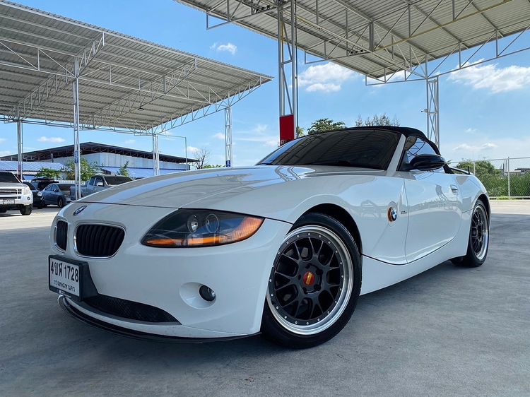 BMW Z4 2005 2.5 sDrive23i Highline Sedan เบนซิน ไม่ติดแก๊ส เกียร์อัตโนมัติ ขาว รูปที่ 3