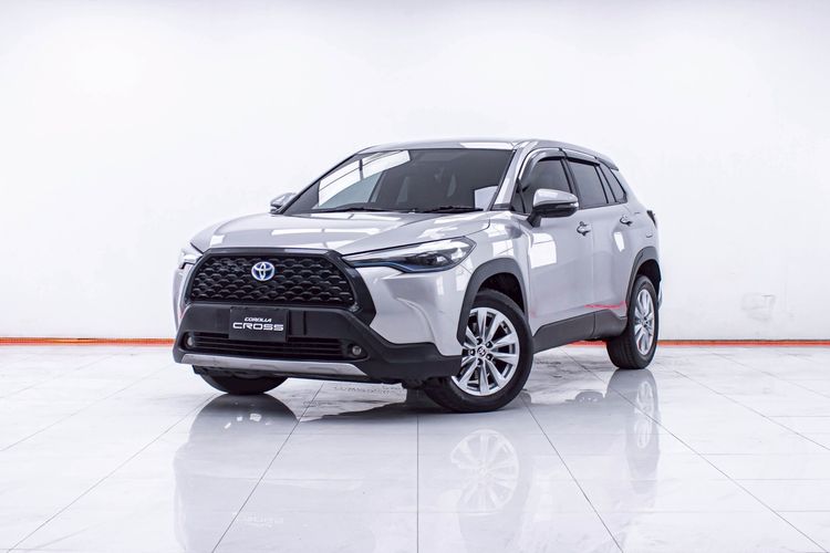 รถ Toyota Corolla Cross 1.8 Hybrid Smart สี เทา