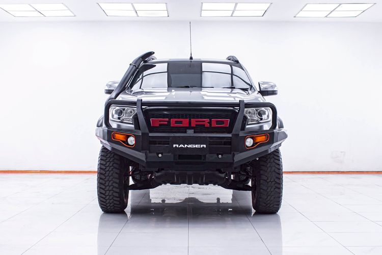 Ford Ranger 2016 2.2 Hi-Rider XLT Pickup ดีเซล ไม่ติดแก๊ส เกียร์ธรรมดา เทา รูปที่ 4