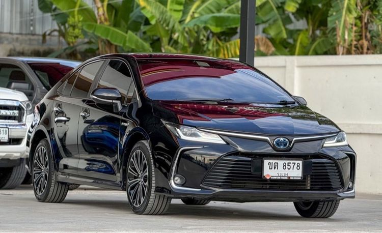 Toyota Altis 2019 1.8 Hybrid High Sedan ไฮบริด ไม่ติดแก๊ส เกียร์อัตโนมัติ ดำ
