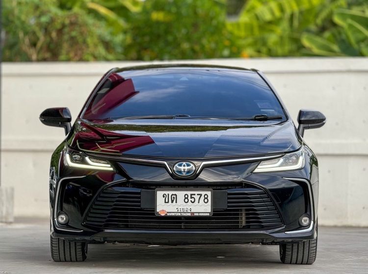 Toyota Altis 2019 1.8 Hybrid High Sedan ไฮบริด ไม่ติดแก๊ส เกียร์อัตโนมัติ ดำ รูปที่ 3