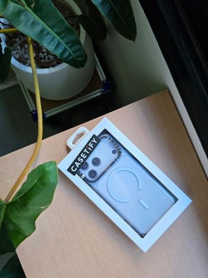 เคส Casetify 17Pro Max ของใหม่ยังไม่แกะ เคสใส ขอบดำ mag safe รูปที่ 3